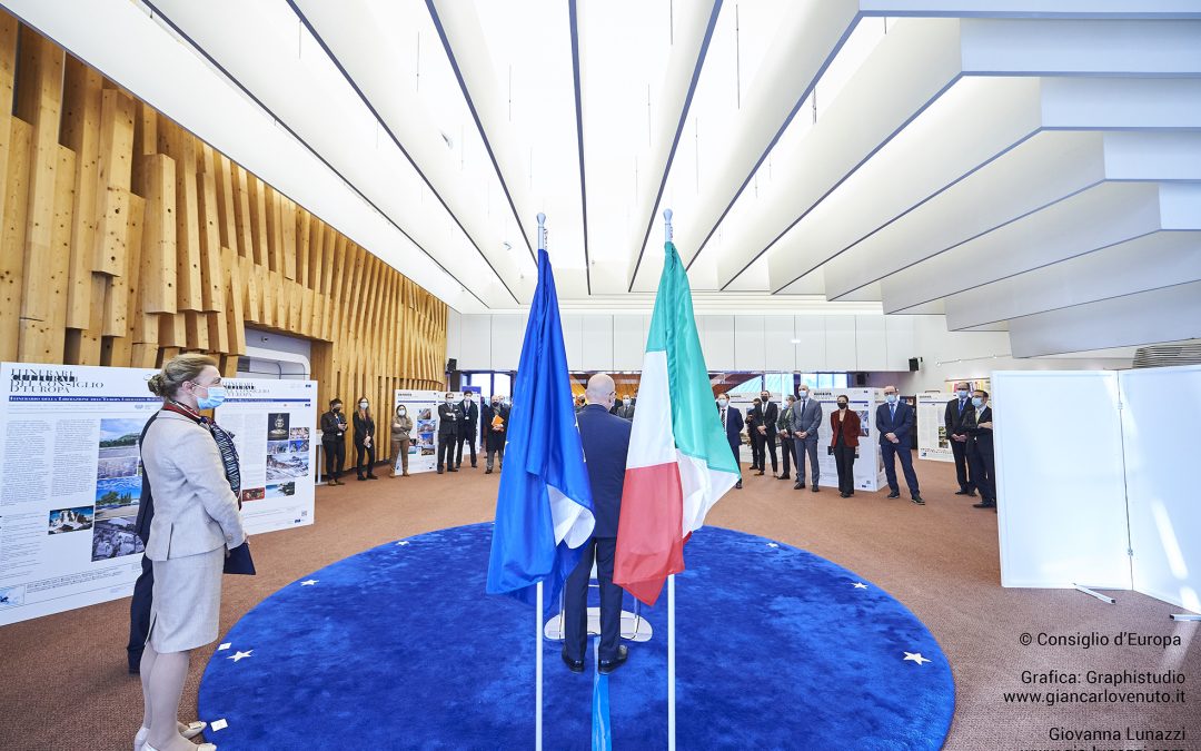 Pannelli mostra: Itinerari culturali del Consiglio d’Europa in Italia: un patrimonio europeo